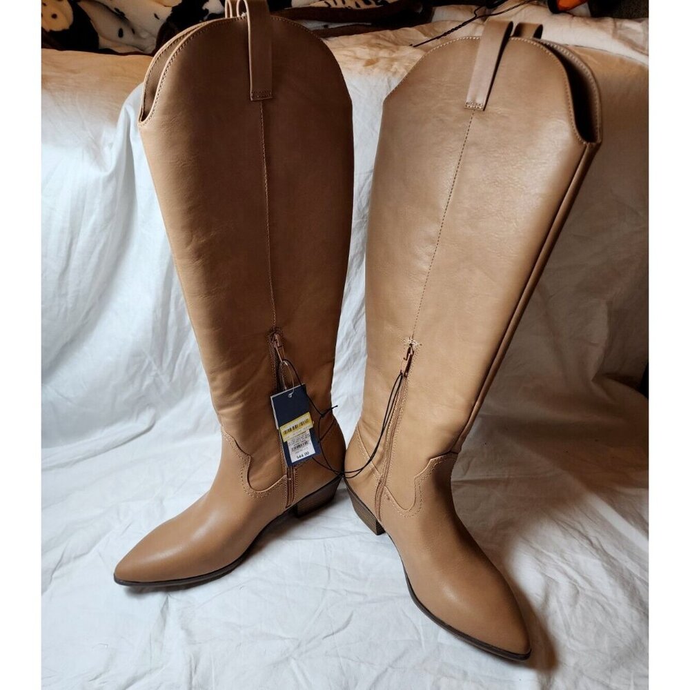 Universal Thread Tan Over the Knee Boots